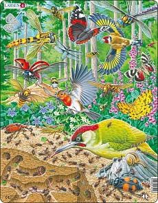 Пазл Муравейник и жизнь вокруг 40 элементов (Lasrsen, FH46)